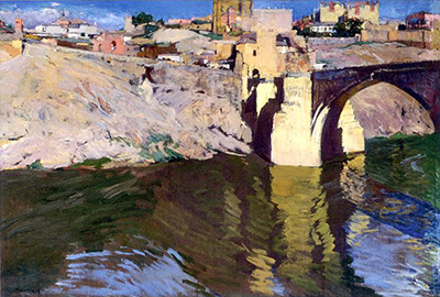 San Martin Bridge at Toledo Joaquin Sorolla